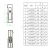 MX3.0mm母壳母头胶壳 双排2x1/2/3/4/5/6/7/8/9P接插件43020插头 8P公壳10个