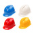 工臣牌 安全帽 工地国标加厚透气abs头盔建筑工程施工印字logo 1顶 淡黄色VD型加厚款