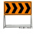 定制前方施注意全可折叠反光道路施标志牌警示牌交通 前方施工注意安全 100*40*100