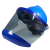 防电弧面屏防电弧头盔 12卡带下颚电力电工绝缘防护面罩11Cal 14CAL面屏+支架+安全帽【蓝色】
