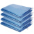 商用彩色大号垃圾袋 分类袋 加厚塑料平口袋 蓝色(50个) 120*140cm