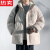 语墨初晴冬季羊羔绒男士棉衣加绒加厚保暖宽松外套冬天穿的好看的 焦糖色 S80110斤