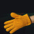 氩弧焊专用手套 手套电焊手套软皮耐高温防烫耐磨专用薄短款夏季 黄色右手12只 L