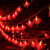 贝工 LED中国结灯串 节日小彩灯 喜庆红色小灯笼节庆用品新年装饰灯 电池遥控款3米20灯
