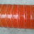 鸣固 ZJ6039耐高温风管 高温硫化管 红色高温矽胶风管 耐温-70℃-+300℃（4米1条）38mm
