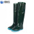 沸耐笙 XJY-137 PVC防水过膝塑胶平跟雨鞋 48cm军绿42 1双