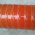 鸣固 ZJ6056耐高温风管 高温硫化管 红色高温矽胶风管 耐温-70℃-+300℃（4米1条）220mm