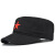斌彩迷彩星星学生帽平顶帽防晒棒球帽刺绣图案鸭舌帽 CA129-1黑色 可调节