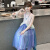 迪士尼（Disney）童装女童连衣裙夏季儿童公主裙中大童女孩美人鱼卡通长裙洋气时髦 粉色裙 100码(建议身高90-100cm 3-4岁)
