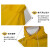 代尔塔/DELTAPLUS 407005 双面PVC涂层涤纶风衣版连体雨衣 黄色 L 1件 企业专享