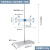 庄太太 大理石滴定台 蝴蝶夹滴定管固定架实验室器材【大理石滴定台+滴定夹铝制 双侧】ZTT1131