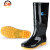 上海雨鞋耐腐蚀耐酸碱耐磨防滑防汛劳保胶鞋工业防护PVC食品加工鞋迷彩黑色两色可选SH702 迷彩 44