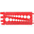 跨境供应螺丝量规板 直径测外径量规 螺栓直径螺丝螺母测量尺 红色螺母测量规