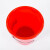 富都华创 11升-红色有盖 厚塑料手提水桶红色大小胶桶耐摔洗澡桶洗车洗衣服拖地 FDHC-ST-11