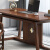 和乐家园（HE LE JIA YUAN）新中式实木书桌书法桌胡桃木办公桌轻奢现代书画桌书房桌子学习桌 1.6米书桌（升级款）+639/圈椅