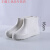 厨房靴工厂高筒加棉靴白色耐油耐酸保暖雨鞋耐用雨靴EVA胶鞋 白色中帮EVA(不加棉) 36