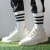 阿迪达斯 （adidas）男女袜子 2024春季新款时尚运动袜子健身训练透气休闲长筒袜子 HT3458/长袜/三双装/晒图退5 【M】推荐鞋码:40-42