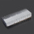 铝制散热器电子路由CPU散热片DIY电源铝板导热条散热块长条银白色 100x41x8mm散热器(1片)