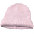 兔毛针织毛线帽子韩国女秋冬季橘粉色保暖护耳双层包头冷帽 黑色 均码（53-58cm)