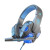 烁宇通;SOYTO有线电脑手机耳麦游戏耳機电竞头戴式耳机 SY830V白蓝PS4光耳机带包装