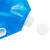 wimete 威美特 WIwj-24 便携式装水袋 塑料手提可折叠水箱 蓝色5L