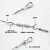 定制适用不锈钢钢丝绳吊绳晾衣钢丝绳超软细不锈钢丝绳晾衣线1 2 3 4mm 1.5毫米钢丝绳(7*19)软 5米送2个铝套
