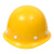 米向工地安全帽加厚国标abs施工建筑工程领导头盔印字定制防护头帽男 国标玻璃钢透气/按钮款黄色