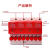 浪涌保护器一级CPM-R100T熔断型R40T防雷器家用议价 红色国标芯片 4PR80T