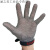 法国霍尼韦尔钢环焊接防割手套钢丝金属不锈钢铁手套 黑色 单只售价欧码偏大 S