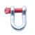 链工 U形卸扣美式高强卸扣船用吊装D型卸扣起重吊装工具d型吊环可选弓形款 8.5t 20个装 