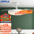 欧普（OPPLE）客厅餐厅卧室简约带LED风扇 隐形吊扇灯风扇灯 【36寸24瓦照明】 白金