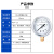 京赛 YN-60 耐震压力表 充油抗震型测气压油压液压 0-0.6mpa 