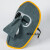 电焊牛皮面罩眼镜烧焊氩弧焊工轻便透气防烤脸防打眼头戴式耳带式 （牛皮）面罩+白色+松紧带