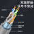 讯浦 超五类屏蔽网线国标网络跳线单股单屏蔽跳线3米水晶头镀金XT-508-3M