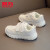 回力童鞋儿童运动鞋新款秋季舒适学生小白鞋女童跑步鞋男童板鞋潮 白色 31码内长约20.1cm