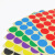 冰禹 BYaf-613 彩色圆点不干胶贴纸（2包）圆形标签纸 25mm黄色2包（600贴/包）