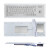 普力捷XP601金属工业键盘 金属PC键盘 轨迹球鼠标键盘 不锈钢键盘定制 拉丝按键(标配) 官方标配