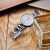 天梭（TISSOT）瑞士手表弗拉明戈系列时尚石英女表 白色贝母盘钢带 送女友礼物
