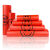 QL-21002背心塑料袋红色式垃圾袋100只/捆 笑脸款红色袋30*48厚