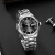 罗西尼(ROSSINI) 手表 启迪系列经典自动机械男表镶钻双日历黑盘钨钢上套间钨钢带【专柜同款】6889W04B