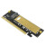 适用于NVME M2转PCIE16X高速扩展扩展卡PCI-E转M2转接卡NGFF SSD 带档板PCIE1X转NVME