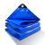 广深帆布蓝色刀刮布600g加厚耐磨抗拉力撕裂防晒防水雨棚布油布10*20蓝色G000-26