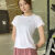 理德贵宾夏天穿冰丝高腰弹力女士紧身短袖2好看的新款运动T恤女夏季透气健 气质皮粉（卡码拍大） S（建议80-95斤）
