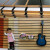 黑色铝条槽板琴行乐器吉他槽板工具玩具挂板手机配件展示架万通板 黑色短款乐器挂钩(1个)
