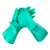 赛立特安全 丁腈耐酸碱溶剂防化防滑耐油耐磨劳保手套绿色9码12副装 L18501