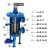 樱普顿 不锈钢全自动自清洗过滤器卧式刷式电动自动排污反冲洗过滤器 DN65 