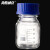 海斯迪克 HKCL-161 蓝盖试剂瓶 透明丝口玻璃瓶 螺纹口带刻度螺口试剂瓶 带刻度透明样品瓶 高硼硅 100ml
