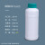 定制加厚密封试剂瓶塑料瓶液体包装样品分装瓶250/500/1000ml毫升 600ML圆瓶_乳白色 配青色盖