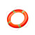 救生圈船用专业实心泡沫反光塑料大人PVC紧急应急防汛救生圈 8MM30米橘色绳配环配钩