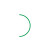卡英 压力表标识贴 圆弧色环贴 仪表表盘反光标签贴纸 直径10cm绿色半圆